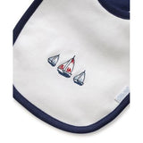 Set Babero y Paño Velero Azul Marino Multi