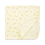 Manta de Patico Unisex Amarillo Print