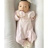 Pijama con Pies Oso Dulce Rosado Claro 3 meses o mas