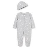 SET DE PIJAMA Y GORRO MOON & STARS