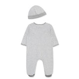 Set Pijama y Gorro Race Cars Gris