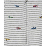 Set Pijama y Gorro Race Cars Gris