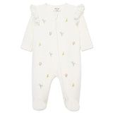 Pijama Floral Crema