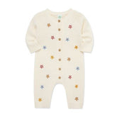 Enterizo Tejido Crema Floral