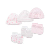 Set de Gorro y Guante Niñas Pink