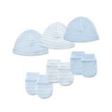 Set de Gorro y Guante Niños Azul