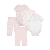 Set de Body y Pantalón 5PC Niñas Rosa