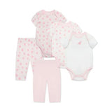 Set de Body y Pantalón 5PC Niñas Rosa