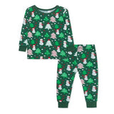 Set Pijama 2PC Unisex Green
