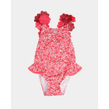Traje de Baño Enterizo para Niña Floral