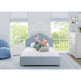 Camita Twin para Niñas Tapizada