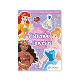 Libro Stickers Vistiendo Princesas Disney