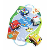 Set de 4 Autos de Peluche