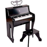 Piano con Luces y Banco Negro