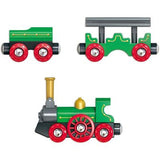 Tren Retro Con Chimenea Plegable