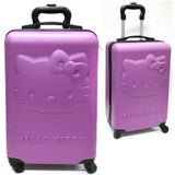 Maleta Moldeada con Exterior Duro y 4 Ruedas 18" Hello Kitty