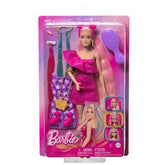 Barbie Cabello Rosa Extra Largo