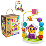 Laberinto De Cuentas Madera-Funny Monkey