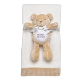 Manta con Osito 30x26 Blanco