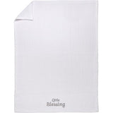 Manta para Recibir a Bebé Blanca