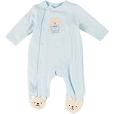 Pijama Niños Oso Azul 9m