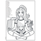 Libro de Colorear 24 Páginas Código Barbie