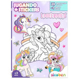 Libro de Actividades Jugando + Stickers Surtido