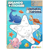 Libro de Actividades Jugando + Stickers Surtido