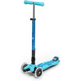 Patineta Maxi Micro Plegable LED Azul