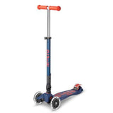 Patineta Micro Lujo Compacto Led Rojo
