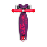 Patineta Maxi Micro Plegable LED Rosada