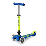 Patineta Mini Micro Plegable LED Amarillo