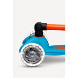 Patineta Mini Micro Plegable LED Azul