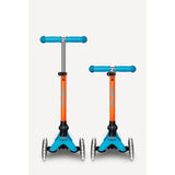 Patineta Mini Micro Plegable LED Azul