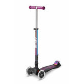 Patineta Maxi Micro Plegable LED Neochrome Morada