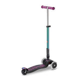 Patineta Maxi Micro Plegable LED Neochrome Morada