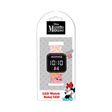 Reloj LED Minnnie & Daisy Rosado