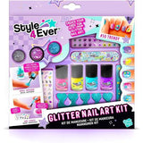 Kit de Arte para Uñas con Brillantina Style 4 Ever – Glitter