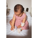 Set Sonajero P/Pies Y Munecas Osito Rosa