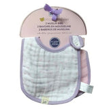 Set 2 Piezas Baberos Niña