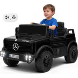 Carro Montable Mercedes Unimog12v Negro