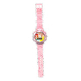 Reloj Princesas Lcd Parpadeante Rosado