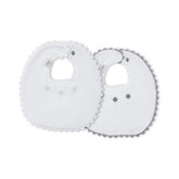 Pack 2 Baberos Bco/Gris