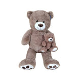 Peluche Oso Mama E Hijo 100cms