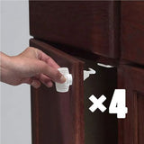 Cerradura Magnetica - 4 piezas + Llave