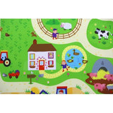Mat de Piso 6.9  x 4.6 x .13 pies Estilo Busy Farm