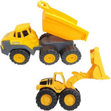 Set Cuatro Camioncitos de Friccion