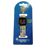 Reloj Toy Story 5 LED Cuadrado Azul