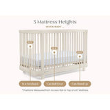 Cuna Nest 4 en 1 Beige Claro