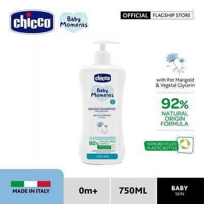 Shampoo de Pelo y Cuerpo Baby Moments Para Bebe 750ml